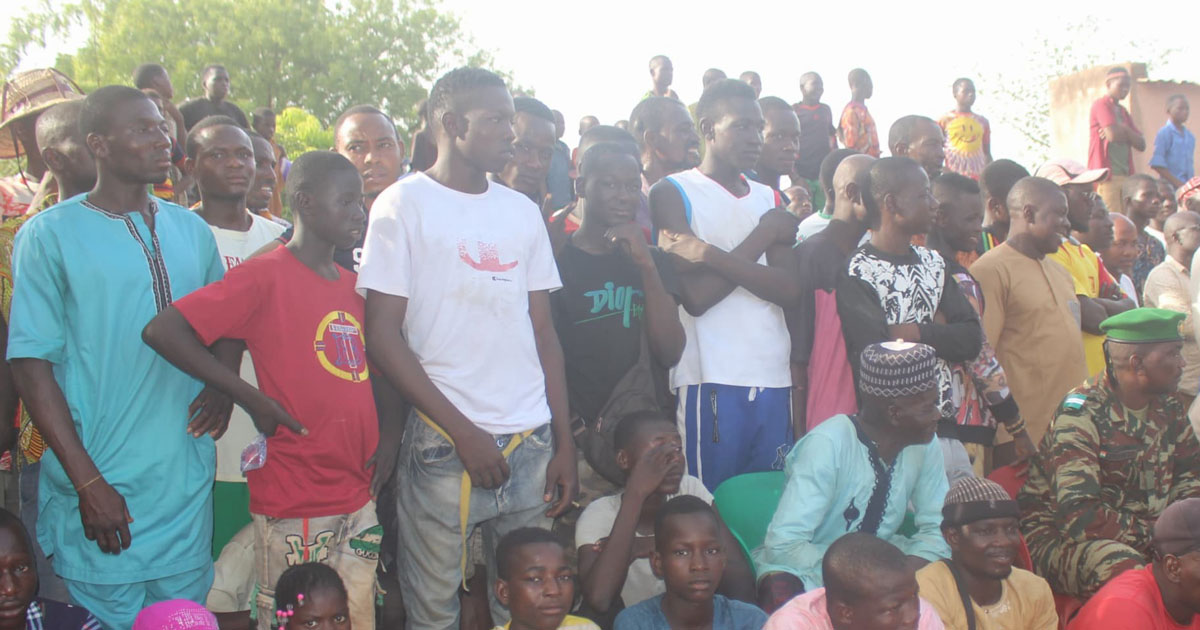 Des jeunes de N’guigmi réunis contre le chômage