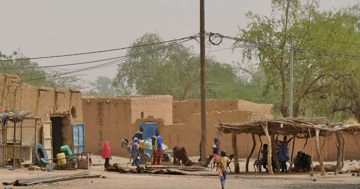 Les élèves en vacances au villages