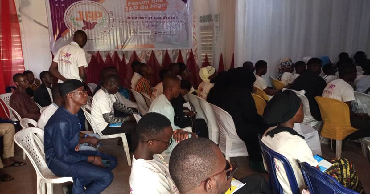 Forum national des jeunes ambassadeurs de la paix au Niger à Maradi