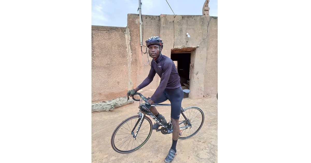 🚴🏾‍♂️Originaire de Dogondoutchi, Salifou Ibrahim est cycliste depuis plus de 10 ans