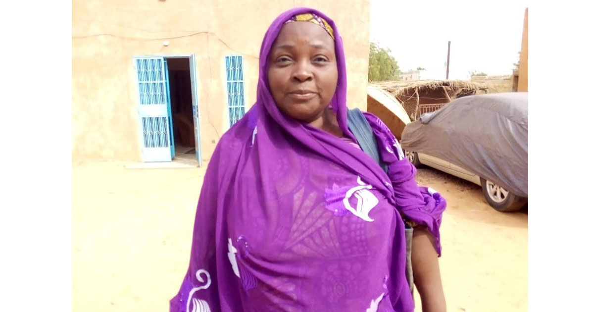 Portrait de Rahamou Tsalha dite « Yamaizé », une actrice de la troupe théâtrale